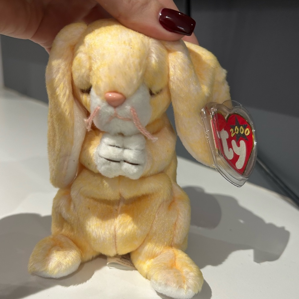 Rare. Grace Ty Beanie Babie with tag errors and stamped tush tag!